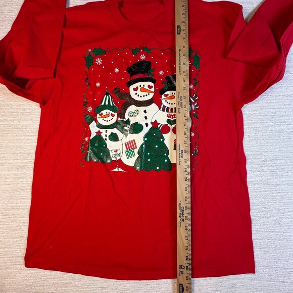 Two Vintage 1993 Vicki Melhart T-Shirt's 2X - XXL Christmas Graphic Y2K Grannyco - Picture 6 of 15